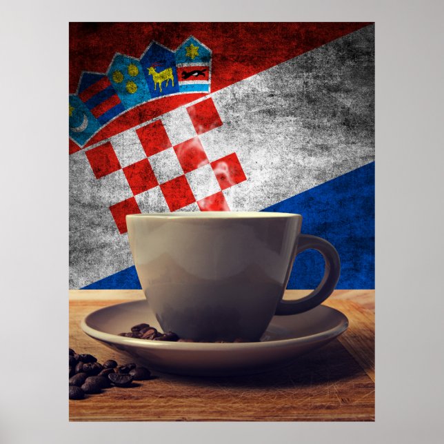 Affiche Café de Croatie (Devant)
