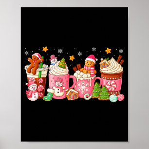 Affiche Café de Noël Nk Xmas Bonhomme en pain d'épice Bisc
