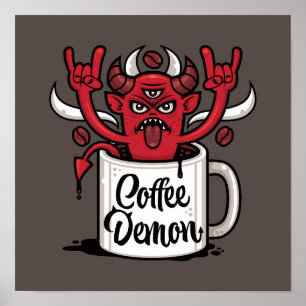 Affiche Café Demon
