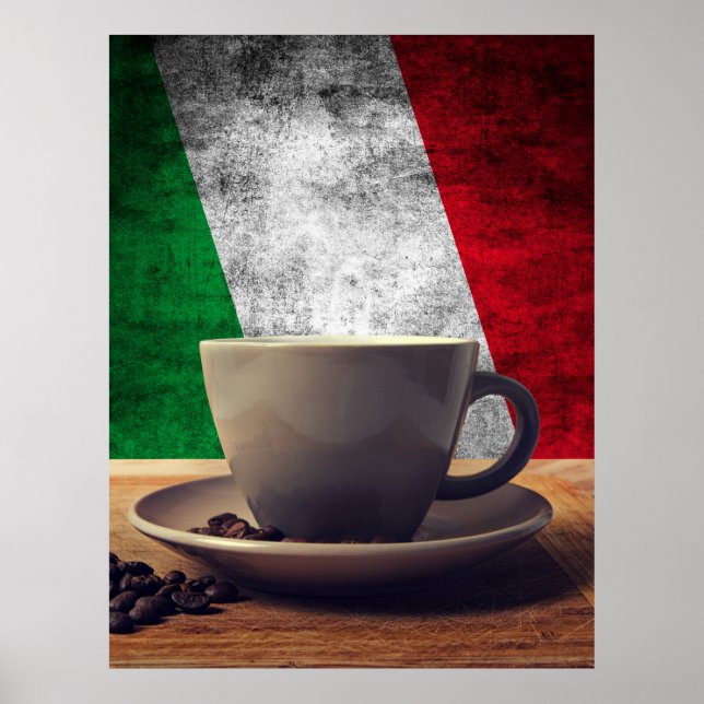 Affiche Café d'Italie (Devant)
