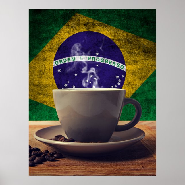 Affiche Café du Brésil (Devant)