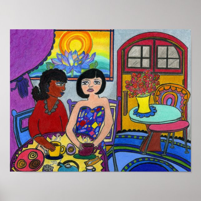 Affiche Café et conversation (Devant)