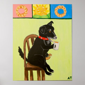 Affiche Café et Crullers II