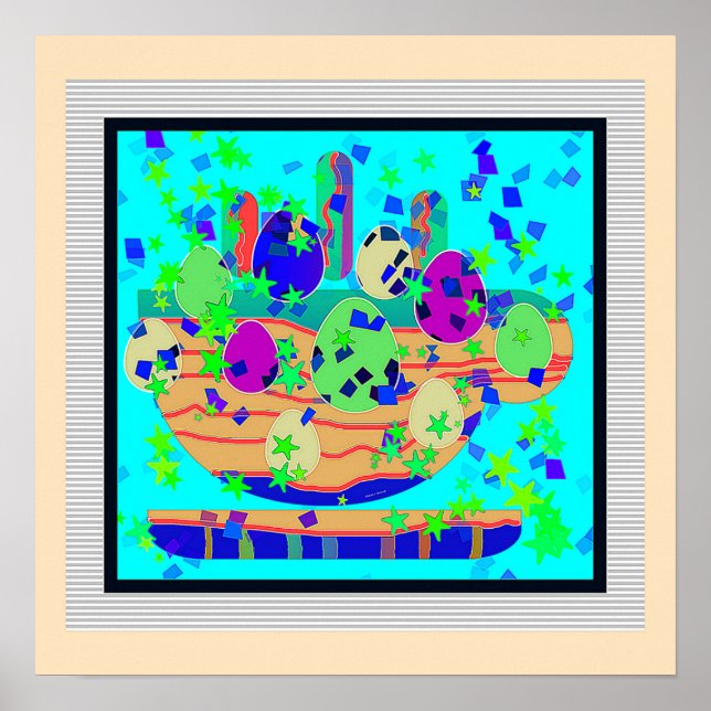 Affiche Café Et Oeufs (Devant)