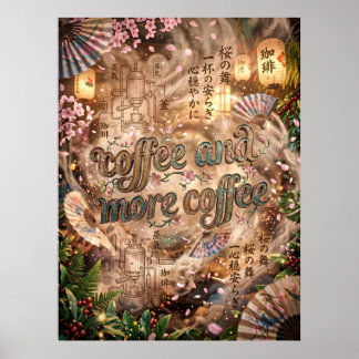 Affiche café et plus de café