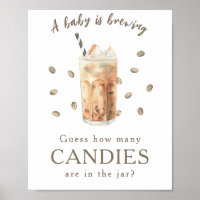 Café glacé - Combien de bonbons sont dans le pot