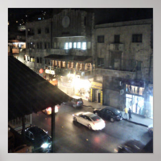 Affiche Café Jafra, Vieux Centre-ville, Jordanie