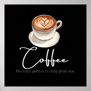 Affiche Café : Le partenaire silencieux