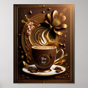 Affiche Café modifiable