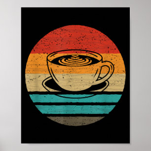 Affiche Café Retro Style Vintage