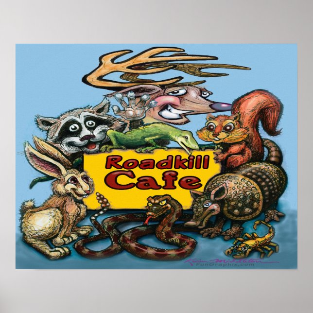 Affiche Café Roadkill (Devant)