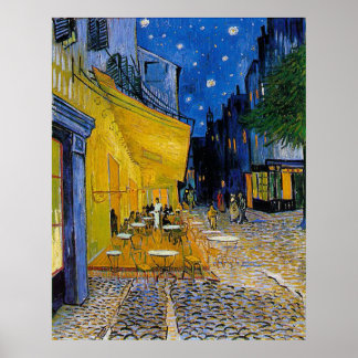 Affiche Cafe Terrasse par Vincent van Gogh