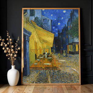 Affiche Café Terrasse par Vincent Van Gogh