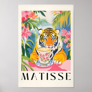 Affiche Café Tigre, Henri Matisse Imprimer, Rose K