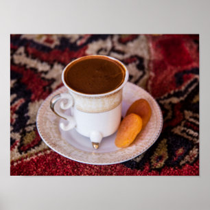 Affiche Café Turc Et Fruits