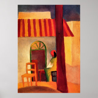 Affiche Café turc par August Macke