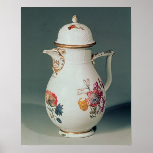 Affiche Cafetière Meissen, c.1740-50