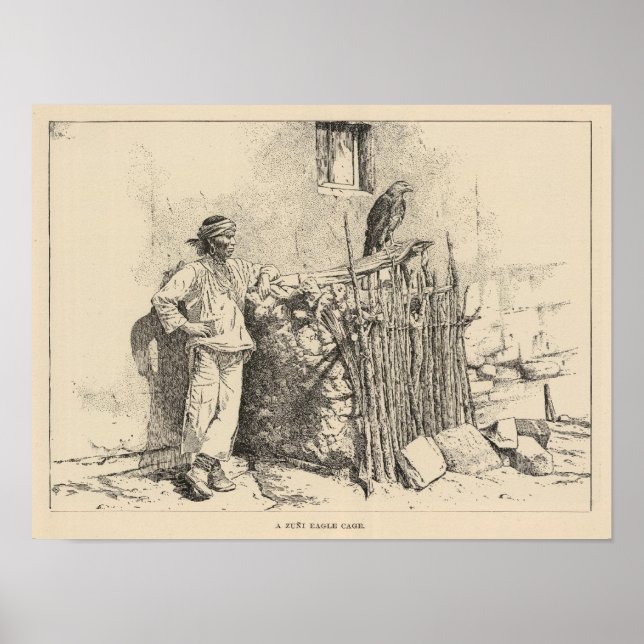 Affiche Cage d'aigle de Zuni (Devant)