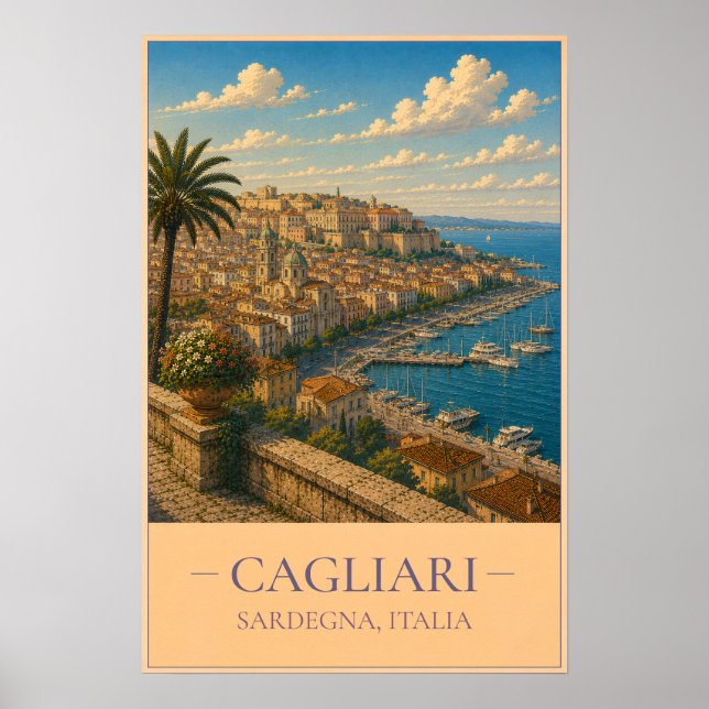 Affiche Cagliari (Devant)