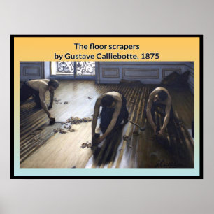 Affiche Caillebotte 1895