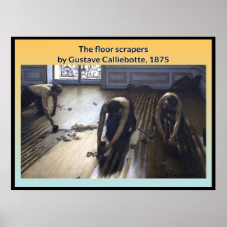 Affiche Caillebotte 1895