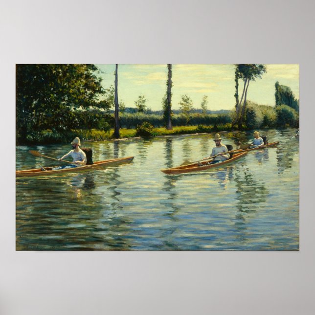 Affiche Caillebotte - Bateau Sur L'Yerres (Devant)