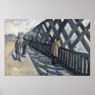 Affiche Caillebotte - Étude Pour Le Pont De L'Europe