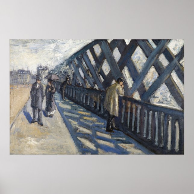 Affiche Caillebotte - Étude Pour Le Pont De L'Europe (Devant)