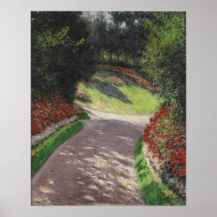 Affiche Caillebotte - Le Chemin Dans Le Jardin