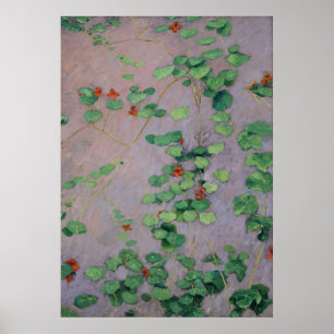 Affiche Caillebotte - Nasturtiums