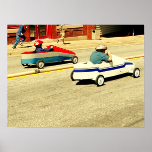 AFFICHE CAISSE À SAVON DERBY