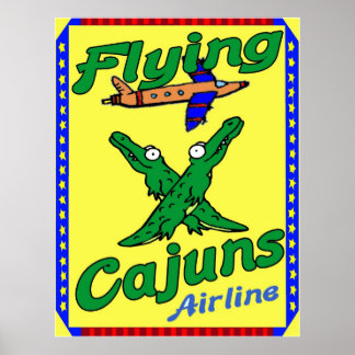Affiche Cajuns volants