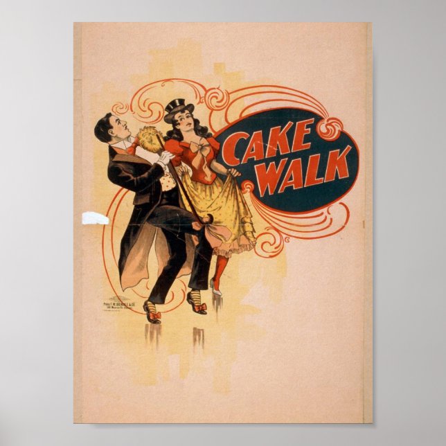 Affiche Cake Walk Retro Theatre (Devant)