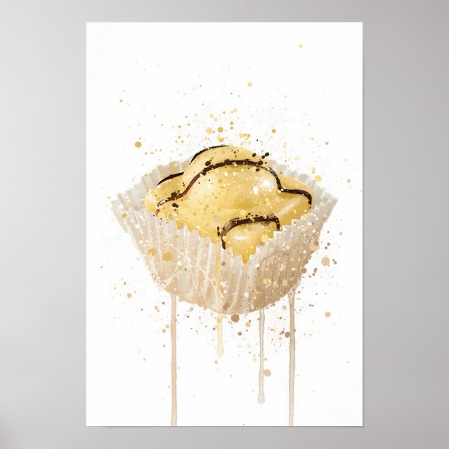 Affiche Cake Wall Art Print 'French Fancie Lemon' (Devant)