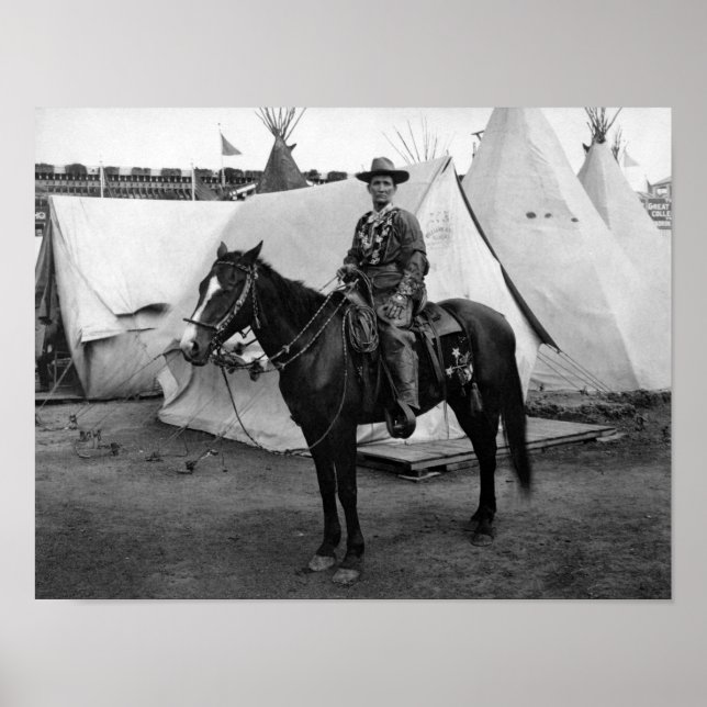 Affiche Calamité Jane à cheval (Devant)