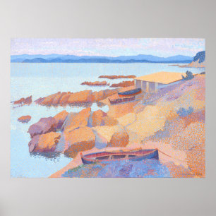 Affiche Calanque des Antibois, Henri Edmond Cross Art