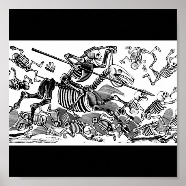 Affiche "Calavera de Don Quichotte" vers le début des anné (Devant)