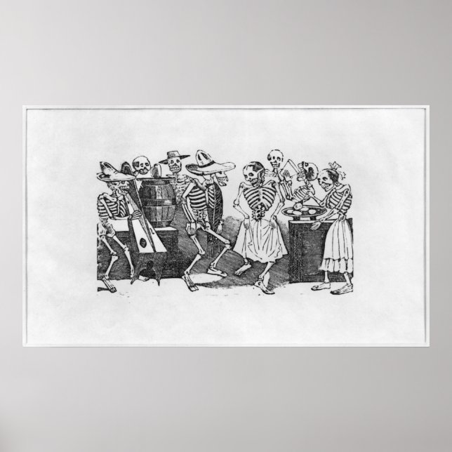 Affiche Calavera du jarabe d'outretombe' (Devant)