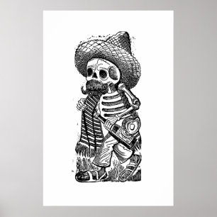 Affiche Calaveras From the Heap by José Guadalupe Posada