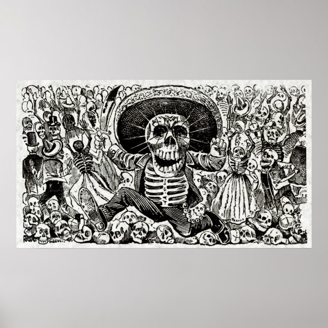 Affiche Calaveras Oaxaquena (Devant)