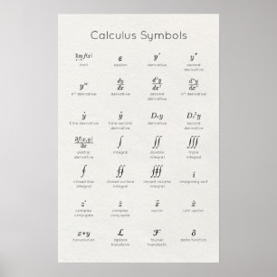 Affiche Calculer les symboles