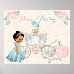 Affiche Calèche de conte de fées Princesse Nurserie Person
