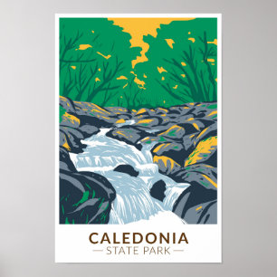 Affiche Caledonia State Park Pennsylvania Vintage