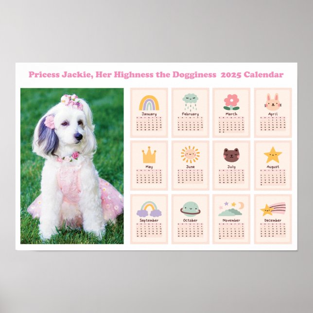 Affiche Calendrier (Devant)