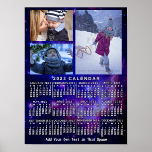 Affiche Calendrier 2023 (voir description pour la version