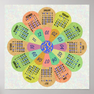 Affiche Calendrier 2023 (voir description pour la version 