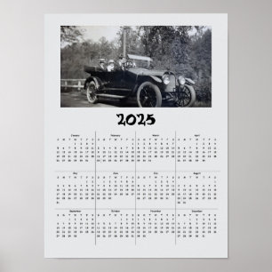 Affiche Calendrier - 2025 Antique Automobile