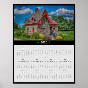 Affiche Calendrier 2025 Maison Saint-Pierre au mur mariste