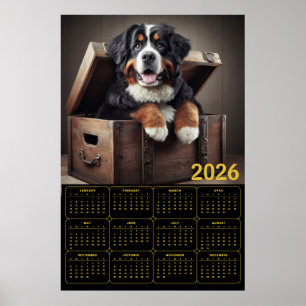 Affiche Calendrier 2026 du Montagnard Bernois