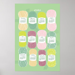 Affiche Calendrier 2026 Neo Mint